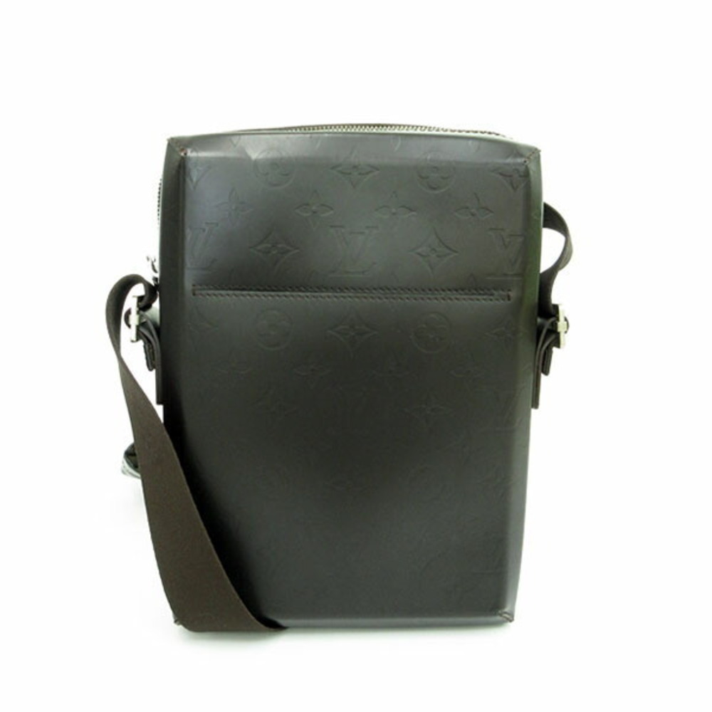 LOUIS VUITTON Monogram Glace Bobby Shoulder Bag Cafe Brown